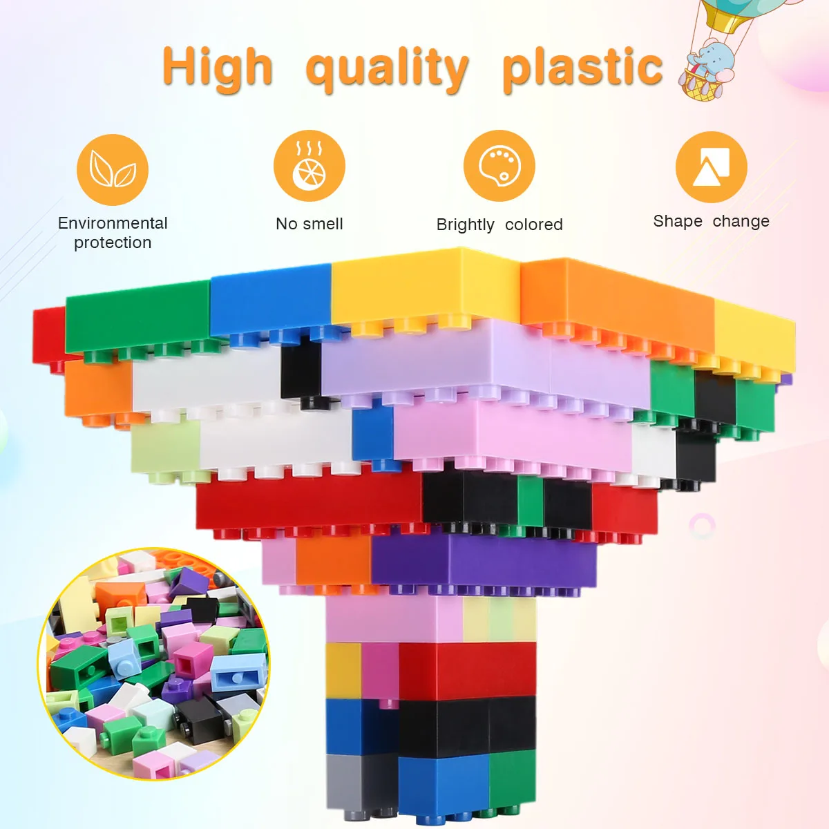 Compatível com Todos os Principais Kit de Tijolos de Construção Básica Educacional Faça Você Mesmo Conjunto Tipos 1000 Pçs 6 básica educacional diy conjunto compatível com todos os principais tipos