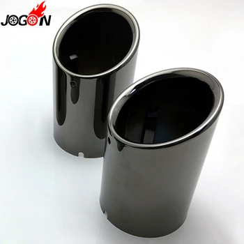 

Black Silver Dual Rear Tail End Tip Pipe Exhaust Muffler Stainless Steel For Toyota Camry XV70 2018 SE XSE Sports