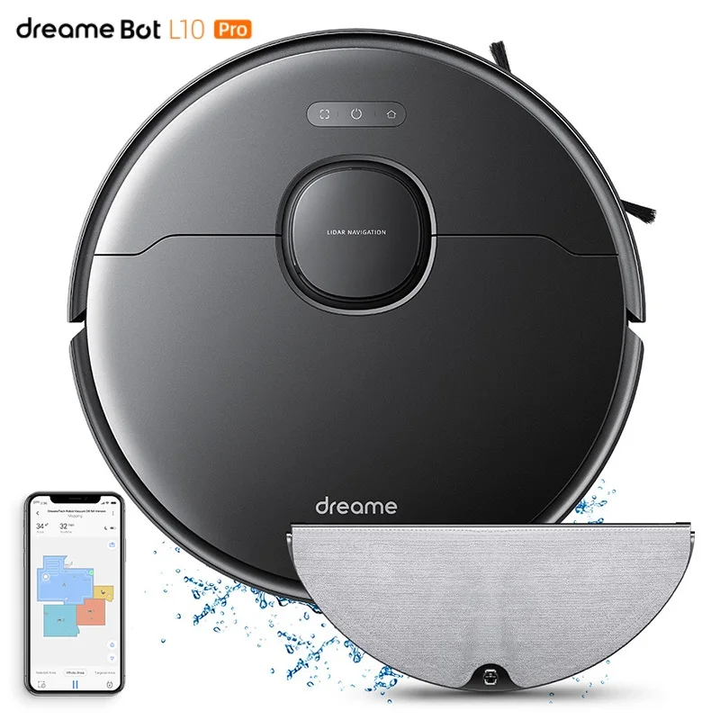 Робот-пылесос Dreame Bot L10 Pro 4000 па 150 мин 5200 мАч | Бытовая техника