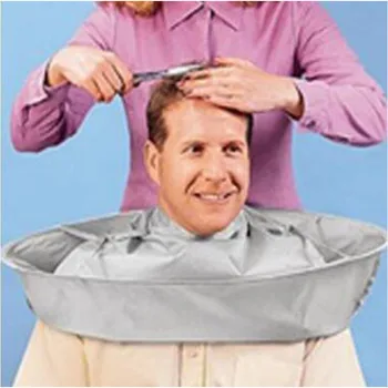 

New Hair Cutting Cloak Umbrella Cape DIY Haircut Cloak Wrap Hair Shave Apron Hair Barber Gown Cover Household Cleaning Protecter