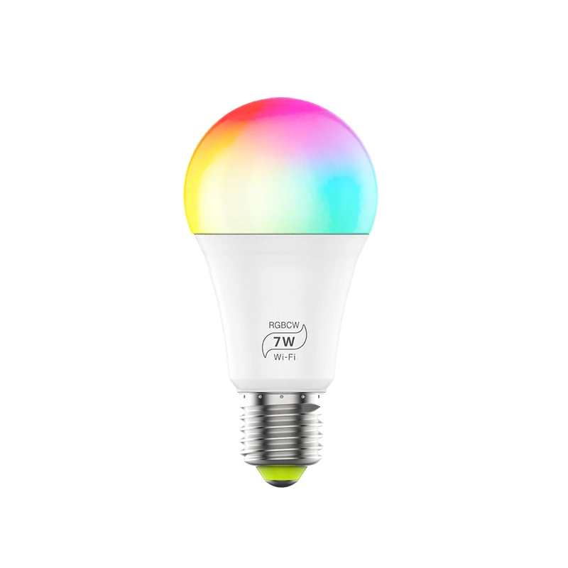 

LED Smart Light Bulb, RGB Color Changing WiFi Bulb(2.4G), No Hub Required,Compatible with Alexa, Siri, Google Home, E27 9W