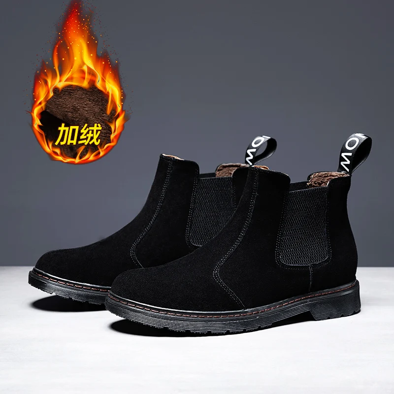 

Autumn and winter new matte Pixi short boots men's flat retro British wind Martin boots men's boots