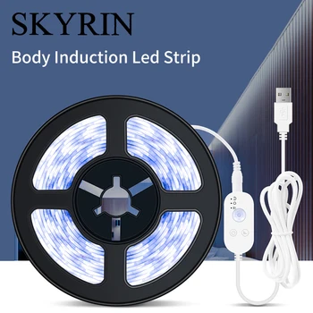 

SKYRIN LED Strip Light USB SMD 2835 DC 5V Flexible LED Lamp Tape Ribbon 1m 2m 3m 4m 5m Motion Backlight LED TV Nonwaterproof