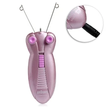 Электрический прибор для удаления волос на лице и теле, комплект эпилятора с хлопковой нитью