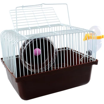 

Small idyllic hamster cage transparent small single layer small