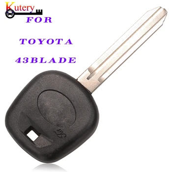 

Kutery Blank Transponder toy43 Key Shell For Toyota RAV4 PRADO COROLLA Camry Reiz Highlander Yaris Corolla Fit Lexus