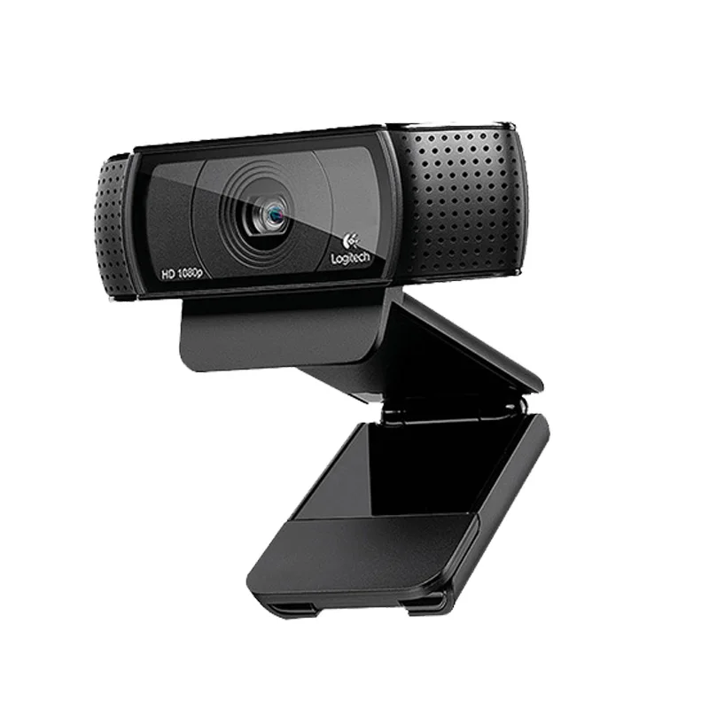 Веб камера Logitech HD Pro C920e широкоформатный видеочат запись USB Smart 1080p автофокуса Full