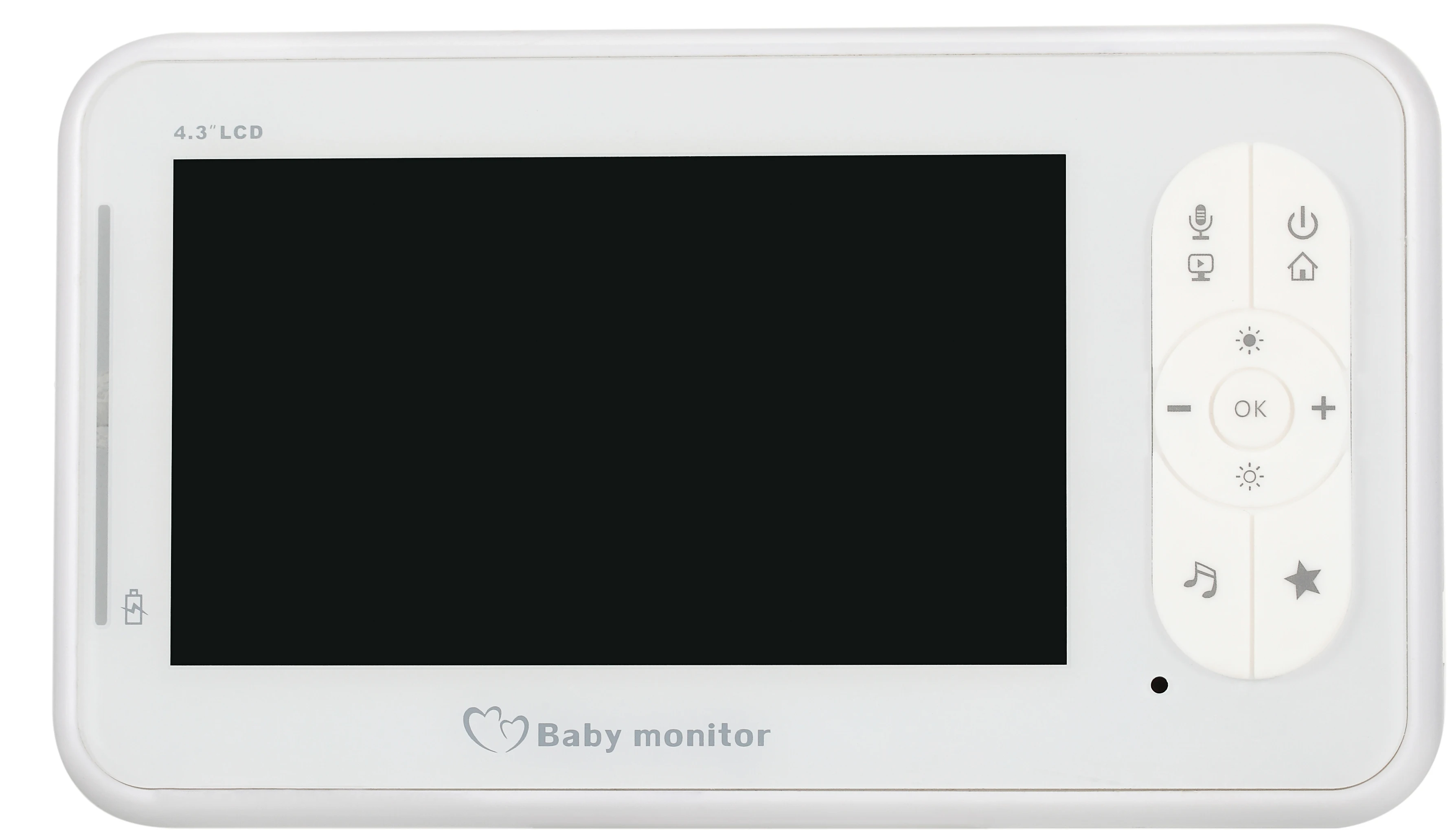  Baby Monitor 4.3 inch Wireless Color Video Camera 2 Way Audio Night Vision Temperature Monitoring B