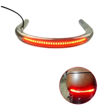 

20mm Universal Racer Seat Frame Hoop Brat Style Loop with LED Brake Turn Signal Light for Yamaha Honda Suzuki