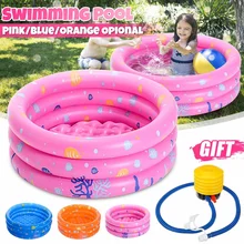 Round Baby Kids Swimming Ocean Ball Pool Inflatable Swimming Pool Toddler Water