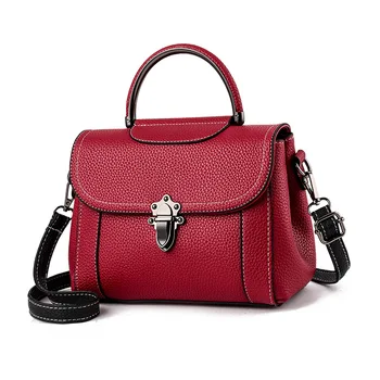 

Women's Shoulder Bags Pu Leather Handbags 2020 Luxury Ladies Medium Hand Bags Purse Fashion Shoulder Bags For Female Go out Bags