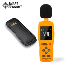 Цифровой измеритель уровня шума цветной ЖК-дисплей дБ децибельный монитор детектор аудио тестер уровня давления 30~ 130dBA и 35~ 130dBC AS834