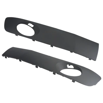 

2Pcs Front Bumper Fog Light Grill Grilles Cover Trim Left+Right for Transporter T5 T6 Multivan 2010-2015
