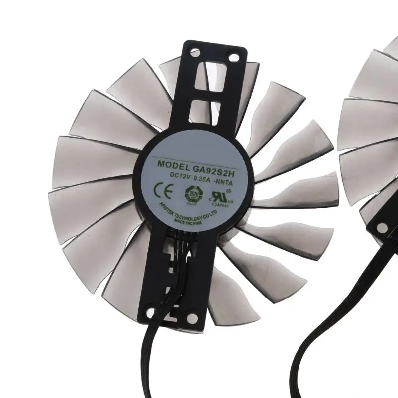 

2Pc GA92S2H 90mm 4PIN VGA Fan For GTX960 GTX970 Cooler Graphics Card Cooling Fan