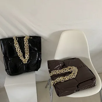 

Bag women 2020 new ladies large-capacity rhombic chain bag simple one-shoulder diagonal bag leisure big bag