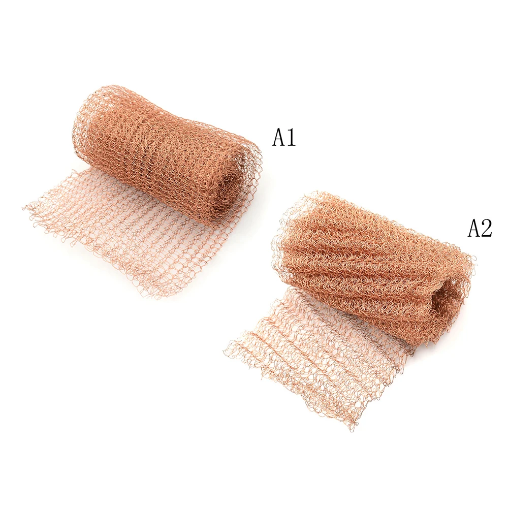 100mm Width Corrugated Copper Mesh For Distillation Reflux Moonshine Brewing Pest Control