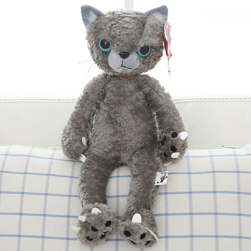 

Plush Toys Japan Yoneda People Ear Cat Doll Upset CAT'S Paw Claw Cat Model Zhuaimao a Shipping