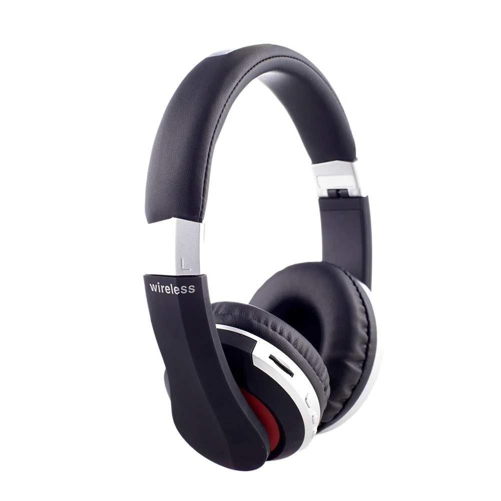 USB Portable Cell Phone Handsfree Music Over Ear Support TF Card Bluetooth Headphone Wireless Subwoofer HiFi Stereo Foldable