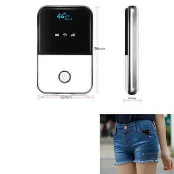 

Unlocked 4G LTE Mobile Broadband WiFi Wireless Router Portable MiFi Hotspot