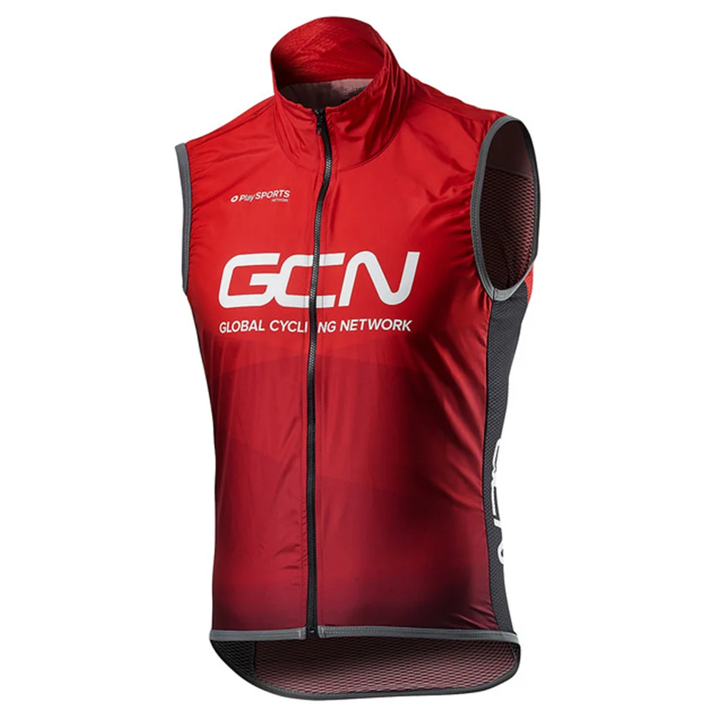 Chaleco de ciclismo para hombre, camiseta sin mangas de malla transpirable y ligera, resistente al viento y al agua