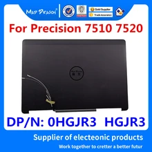 Новинка для Dell Precision 15 7510 7520 M7510 M7520 15," ЖК задняя крышка в сборе с петлями-только сенсорный экран-HGJR3 0HGJR3