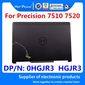 

new For Dell Precision 15 7510 7520 M7510 M7520 15.6" LCD Back Cover Lid Assembly with Hinges - Touchscreen Only - HGJR3 0HGJR3