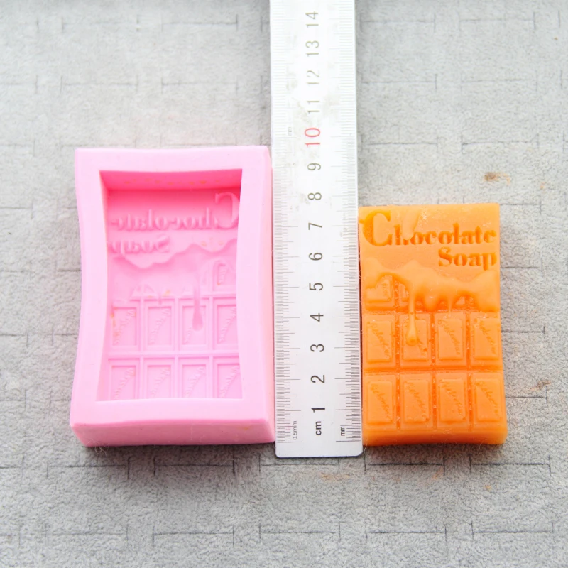 DIY Chocolate Soap Mould Silicone Soap Making Tools Soaps Mold Crafts Cake Decorating Molds Handmake Fondant Candy Tool