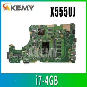 شراءاللوحة الأم X555UF I7-4GB ذاكرة الوصول العشوائي ل ASUS X555U F555U X555UJ X555UB اللوحة الأم X555UF اللوحة الأم X555UF اختبار Ok