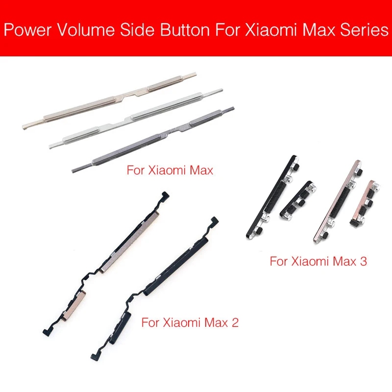 

On Off Power & Volume Button Flex Cable For Xiaomi Mi Max 2 3 Volume Control Power Side Button Replacement Repair Parts