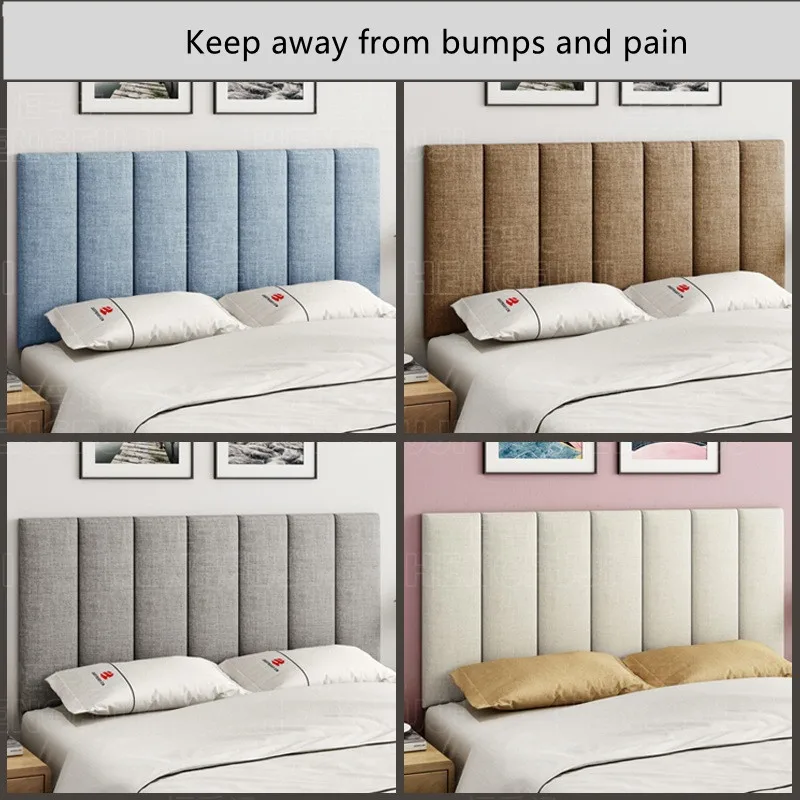 Nordic Style Selfadhesive Headboard Modern Tatami Soft Bag Wall Enclosure Bed Wall Enclosure