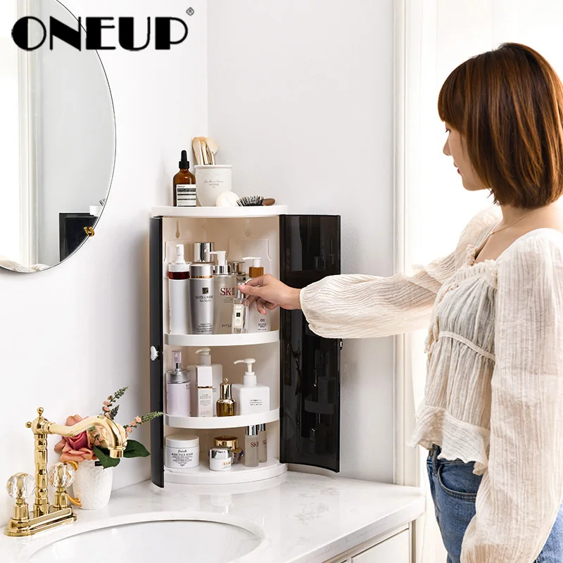 ONEUP Новая Большая емкость косметический ящик для хранения пластиковый