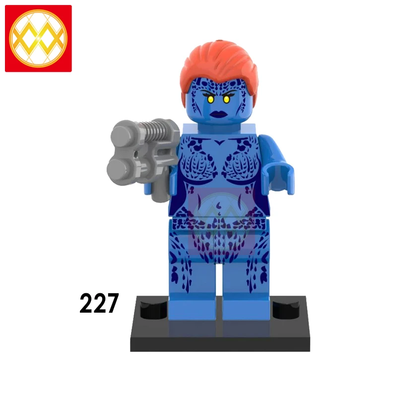 Один X0277 X-men colorssus Sentinel Psylocke Iceman белая королева Mystique Темный Феникс супер герой Buidling блоки детские игрушки - Цвет: Золотой