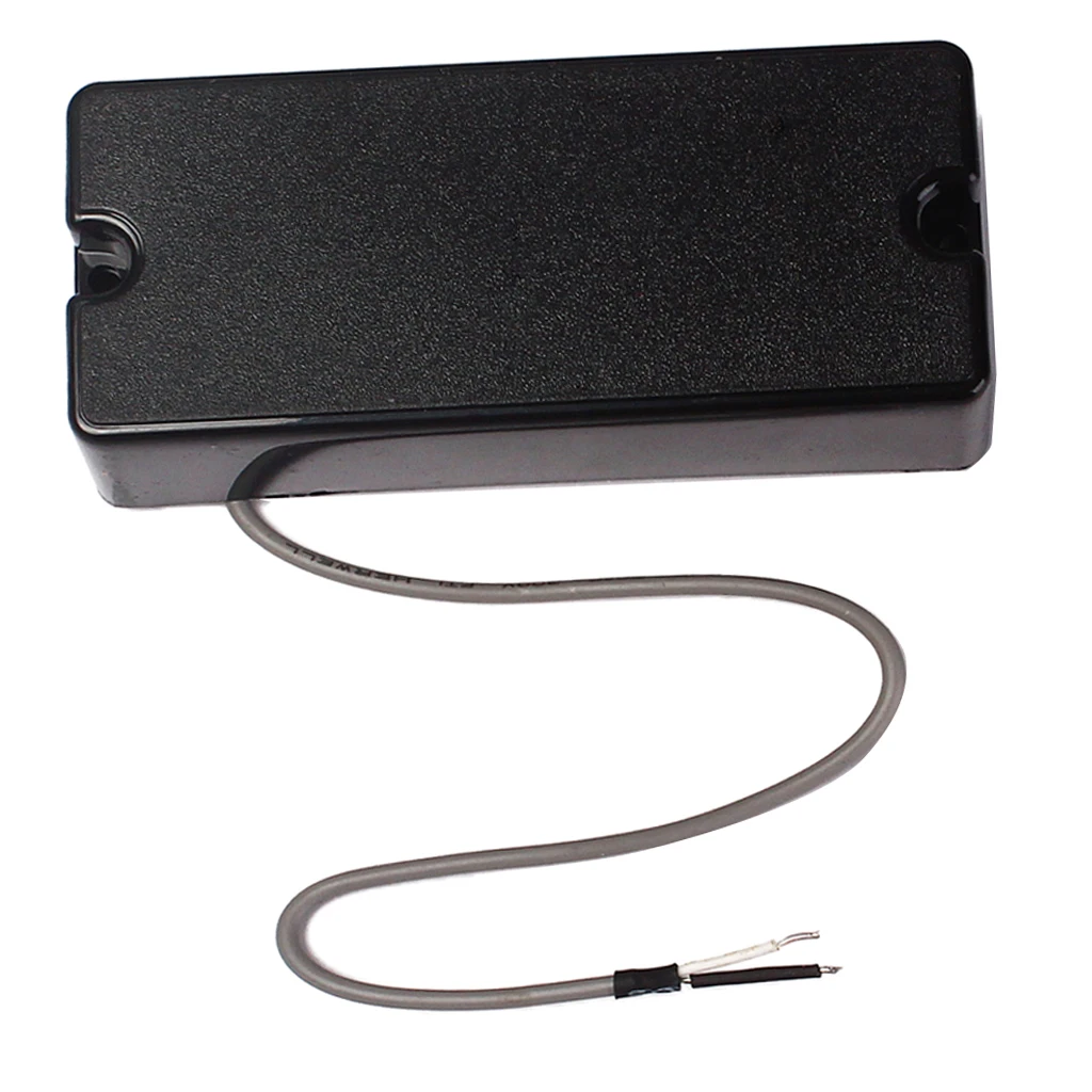 

1pc Wired Sealed 6 Strings Pickup Black Replacements for Electric Bass Guitar