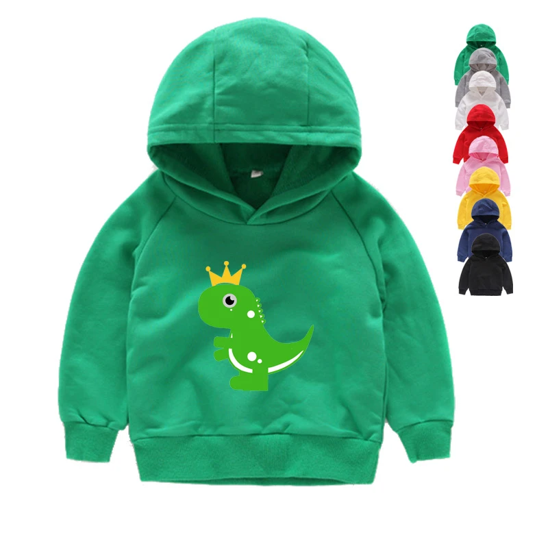 

kids hoodies cartoon boys tops Children's Sweatshirts toddler girl shirts baby birthday t shirt dinosaur costume autumn clothes