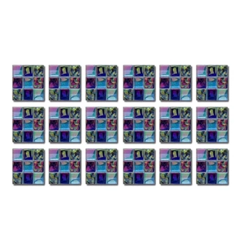 

36Pcs 10X10cm Self Adhesive Waterproof Heatproof Wallpaper 3D Tiles