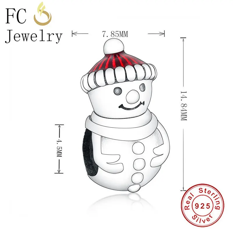 FC1289 FC ювелирное изделие, браслет Pandora,, 925, серебро, золото, рыба, Русалка, камбала, бисер, ручная работа, Berloque, новое поступление - Цвет: FC1289