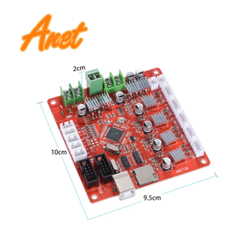 Anet A8 материнская плата управления Diy 3d принтер материнская плата 3d принтер части 3d принтер аксессуары