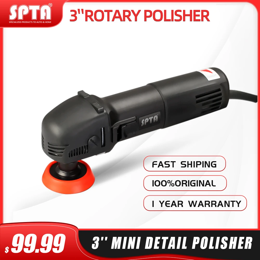 SPTA 780W мини машина роторная полировальная машинка ручная Авто 27Pc подушка для