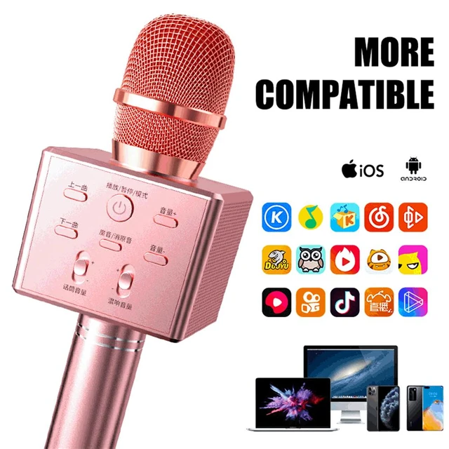 Microphone Karaoké Q7 Bluetooth Sans Fil