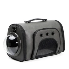 Пластик, сумка в виде кота, пространства Для женщин Путешествие Холст прозрачная ПЭТ перевозчик астронавт велосипедов роскошный рюкзак с изображением собаки собачий чехол Capsule corp EE5MB