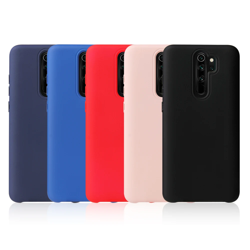 Оригинальный жидкий силиконовый чехол для Xiaomi Redmi Note 8 Pro тонкая мягкая резиновая