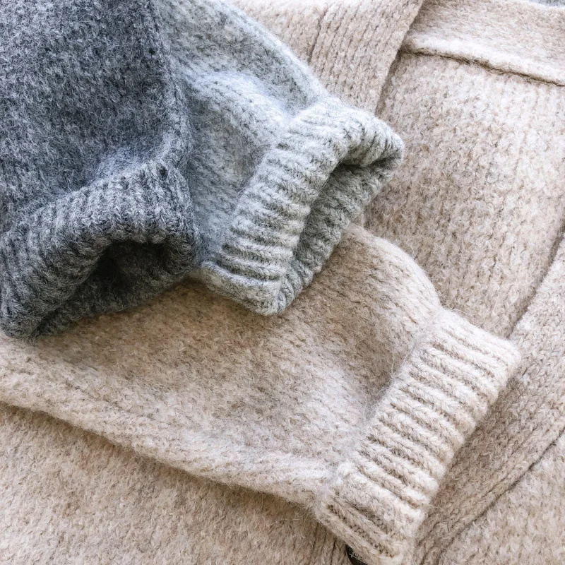 Свитер женский Invierno кашемировый свитер женский кардиган женский винтажный офисный женский элегантный свитер большого размера