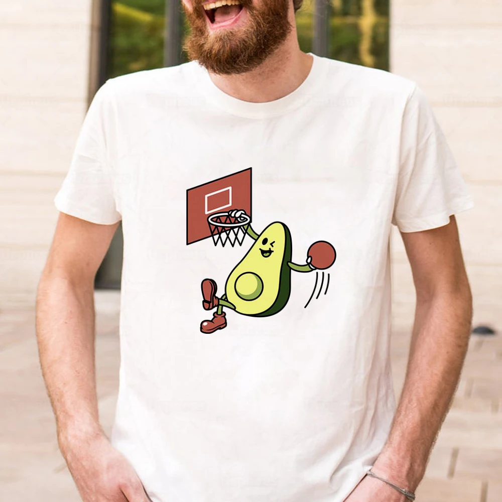 

Funny Avocado Playing Basketball T Shirt It's An Avocado Thanks Humor Avocado Related Graphic Tees Shirt