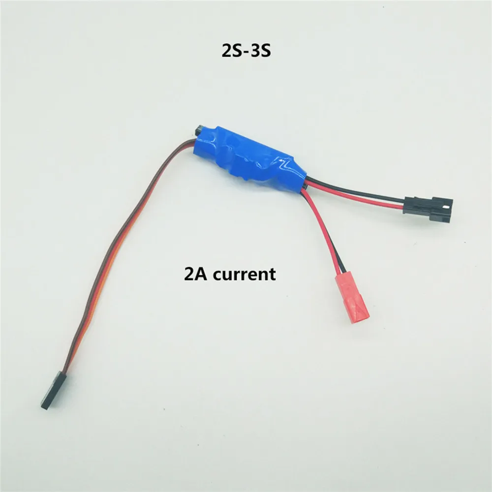 1S 2S 3S Micro 2-way Brushed ESC Speed Controller 3.5-4.8V 2A 5A for RC Boat New 