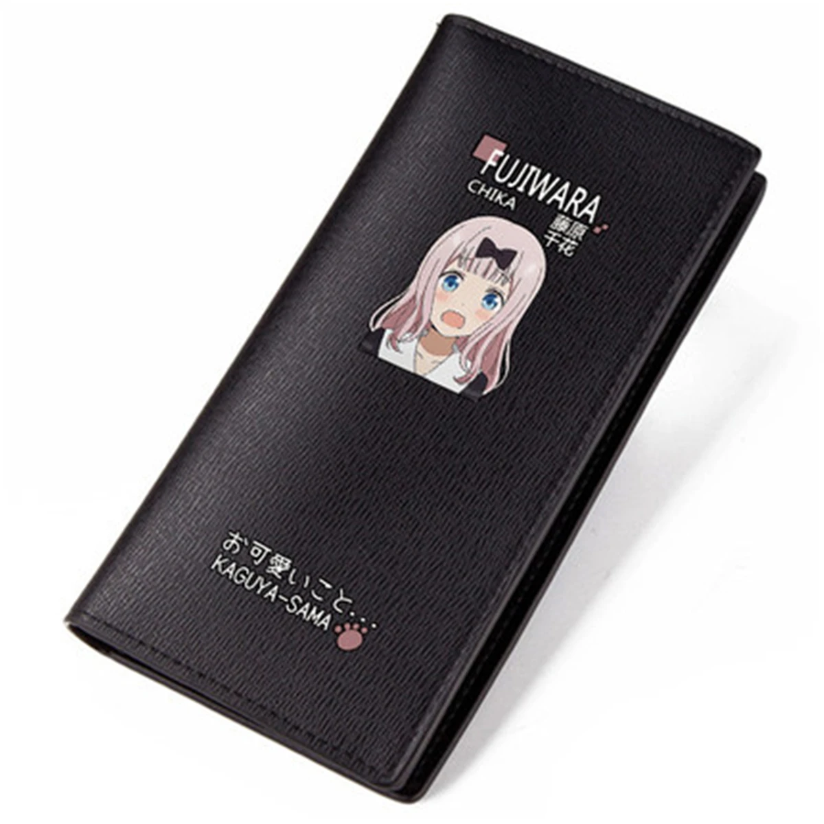 Long Аниме Kaguya-sama: Love Is War Chika Fujiwara ACG бумажник для студента Notecase для мужчин и женщин - Цвет: Long