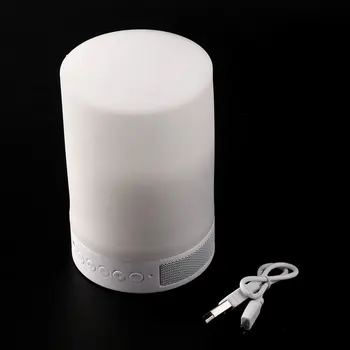 

YY-006B Wireless Amplifier Speaker Music Sound Box With Alarm Clock LED Table Lamp Portable Mini Loudspeaker