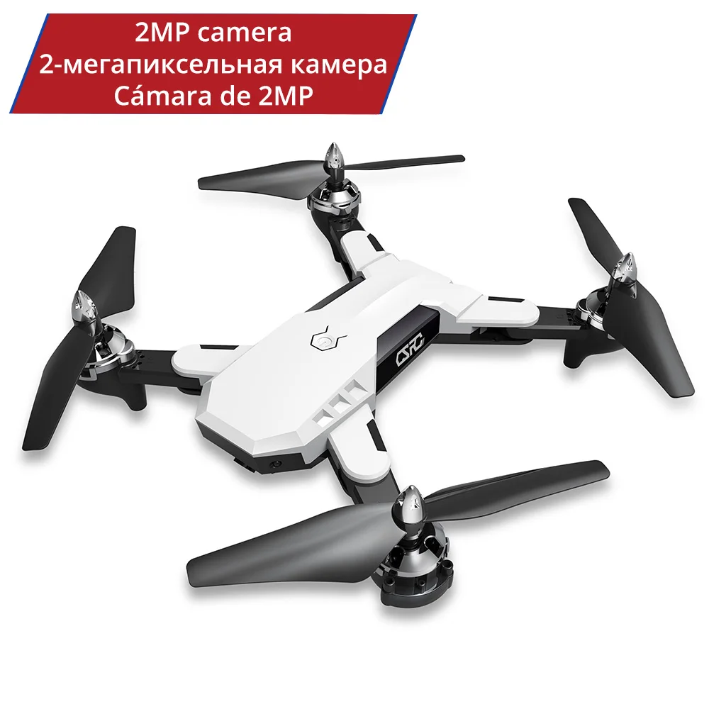 FPV Wifi Дроны с камерой HD 2MP 720p широкоугольная камера Дистанционное управление Квадрокоптер для селфи, Дрон RC вертолет Дрон 2,4 Ghz - Цвет: JC-RC-7-2MP-WH