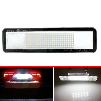 

2pcs Car LED License Plate Lights 12V White Number Plate Lamp For Opel Corsa B Astra F G Omega Vectra B Zafira A Accessories