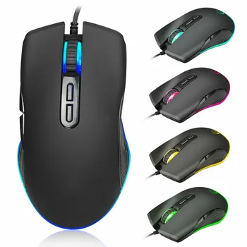 

USB Wired Gaming Optical Mouse 7 Buttons 3200DPI Programmable LED Mice High configuration USB Wired Gaming Mouse Computer Gamer