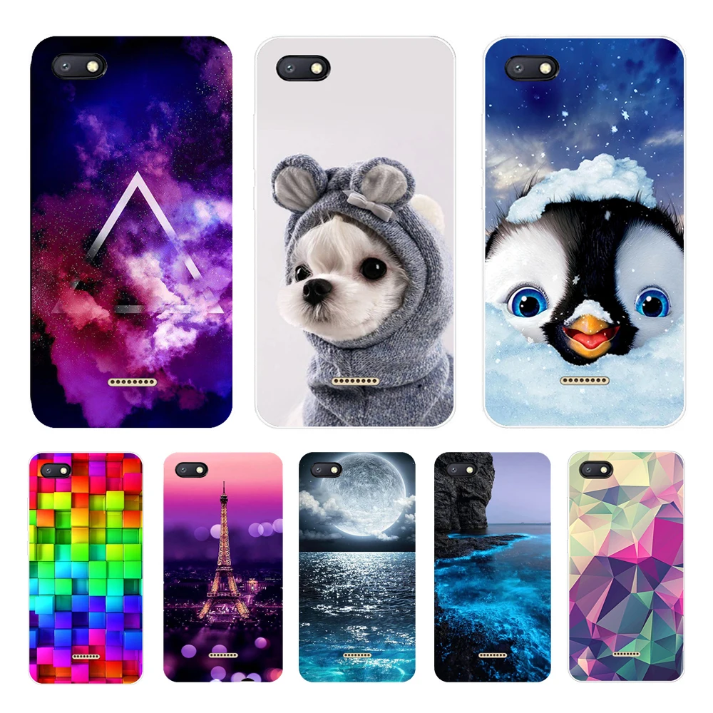 Funda de silicona para Xiaomi Redmi note 7A 8A protección completa Funda trasera suave Tpu para Redmi 4A 4X 5 Plus 6A parachoques bolsa de carcasa del teléfono Coque